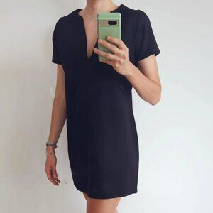 ASOS mini viscose black dress, A line , size medium